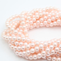 Cheap Wholesale Oyster 4-10MM Peach Round Natural Shell Pearls Loose Pearl Oyster